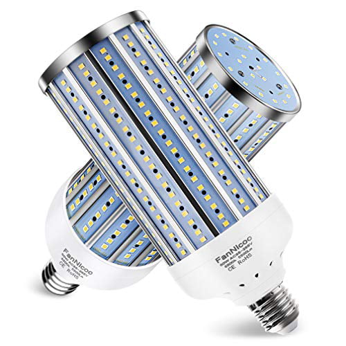 500W Equivalent LED Corn Light Bulb 5500Lumen 6500k 60W Large Area Cool Daylight
